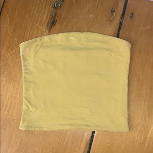 Yellow Brandy Melville Tube Top